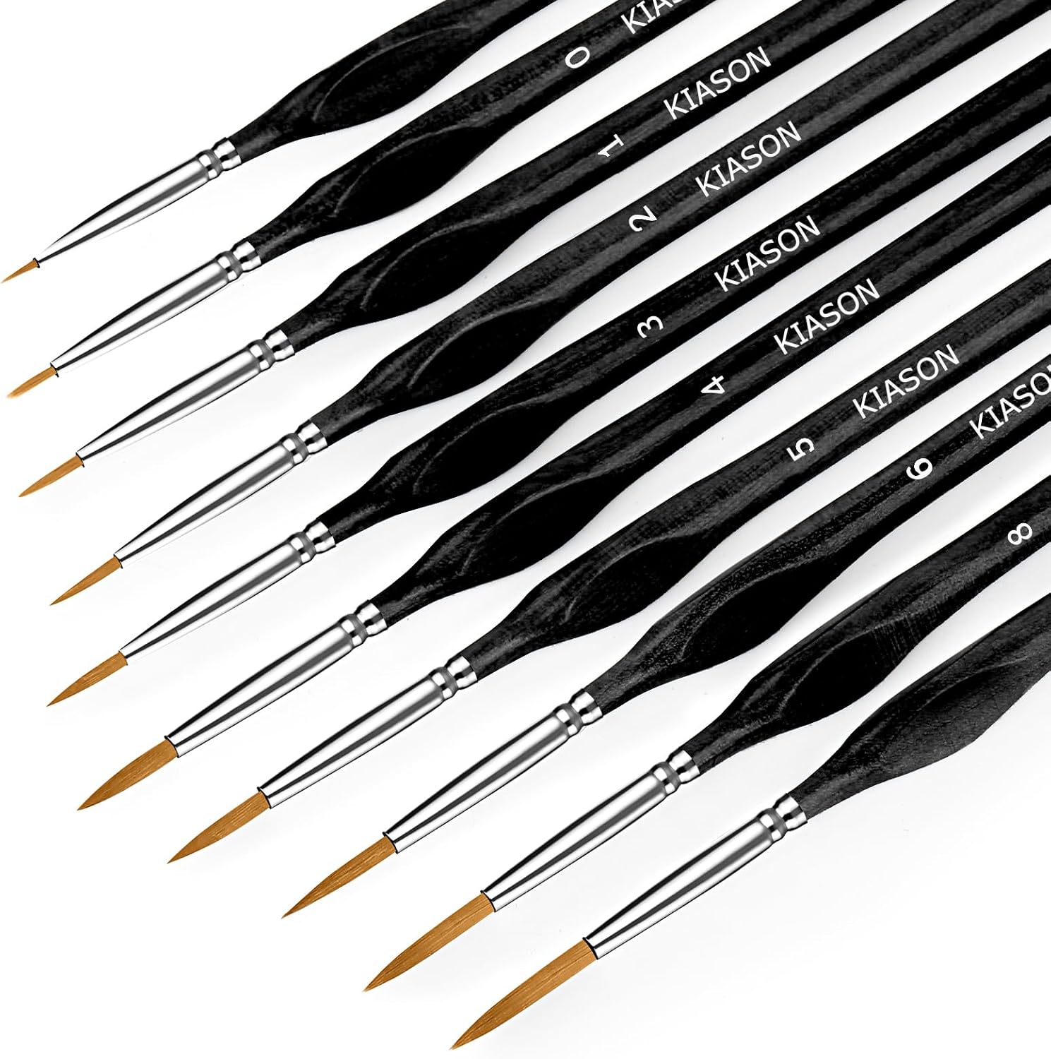 Detailing Brush Set - 10 Miniature Paint Brushes Set for