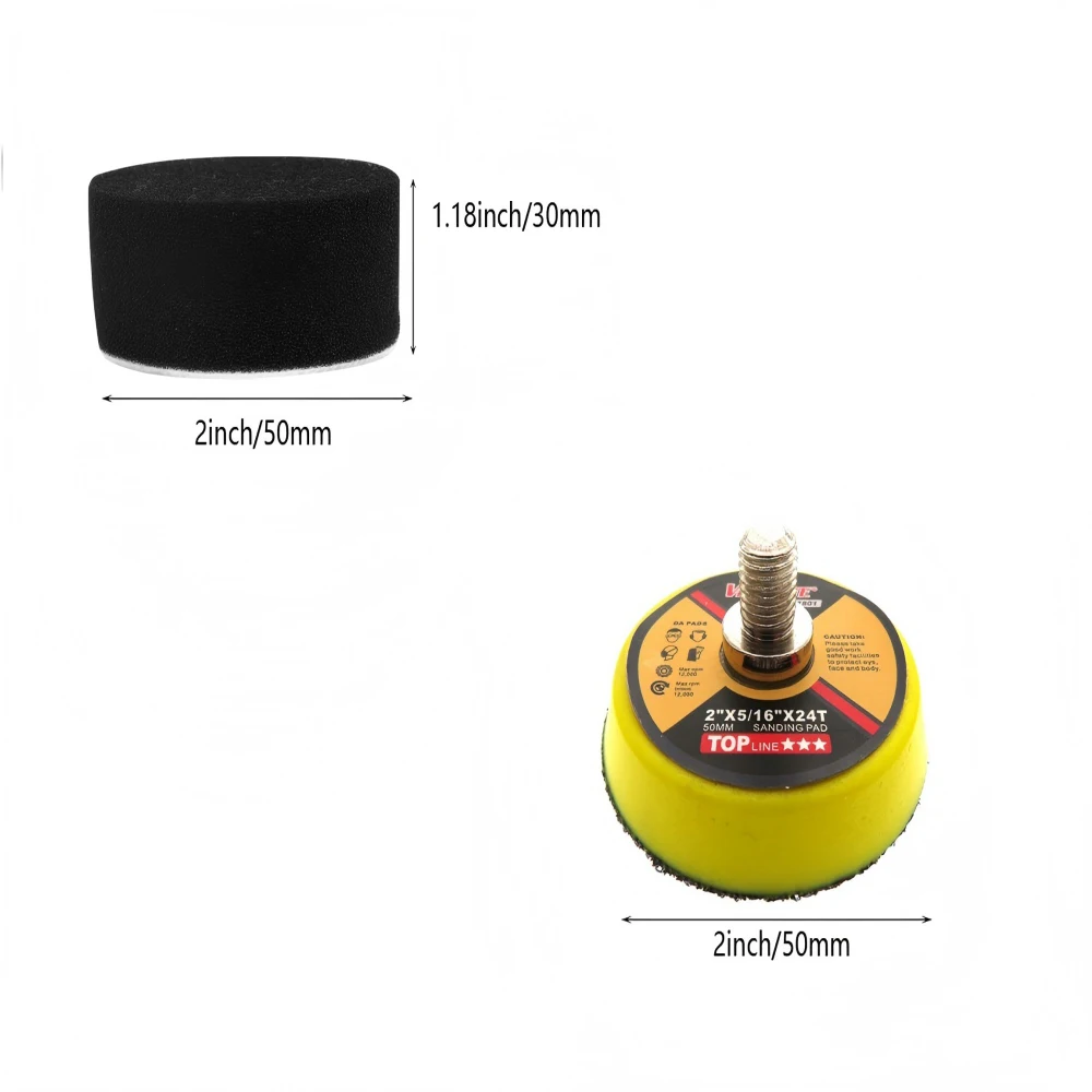 5/16 Pcs 2 Inch Polishing Spon - огляд і ціна Polish Pad Set Buffer