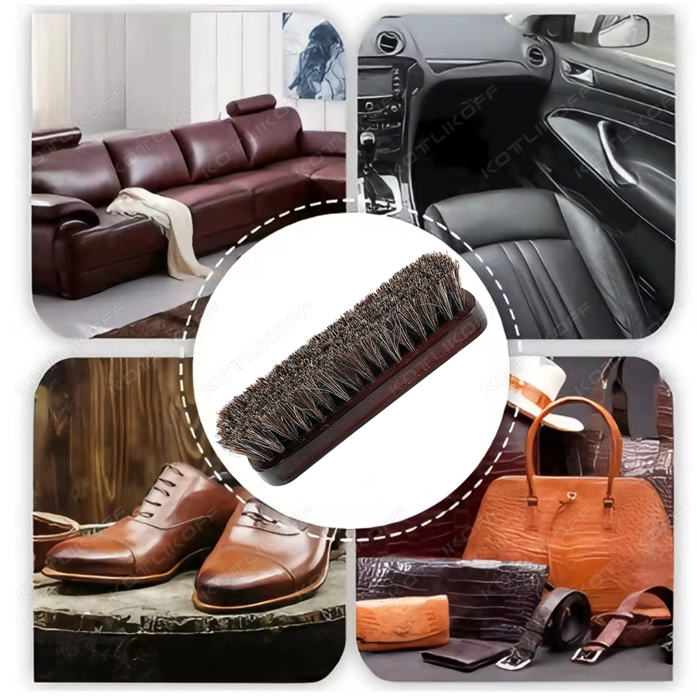 Premium Horsehair Shoe Brush F - огляд і ціна Dirt Brush Interior