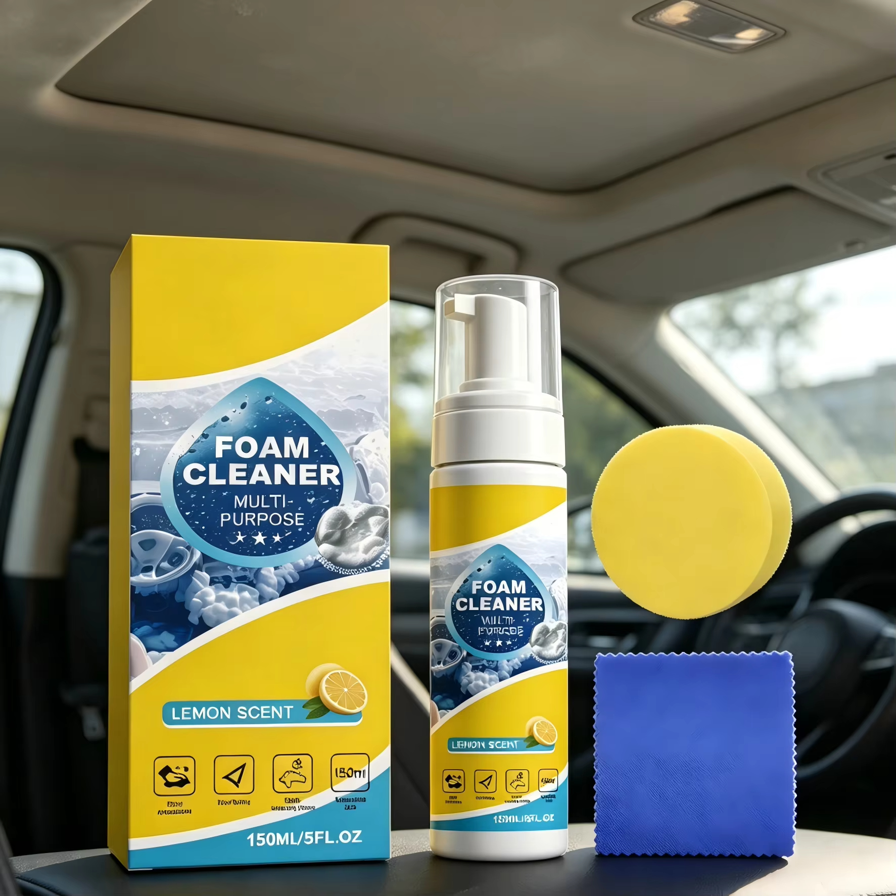 Multi-Purpose Foam Car Interio - огляд і ціна Leather Cleaner Interior