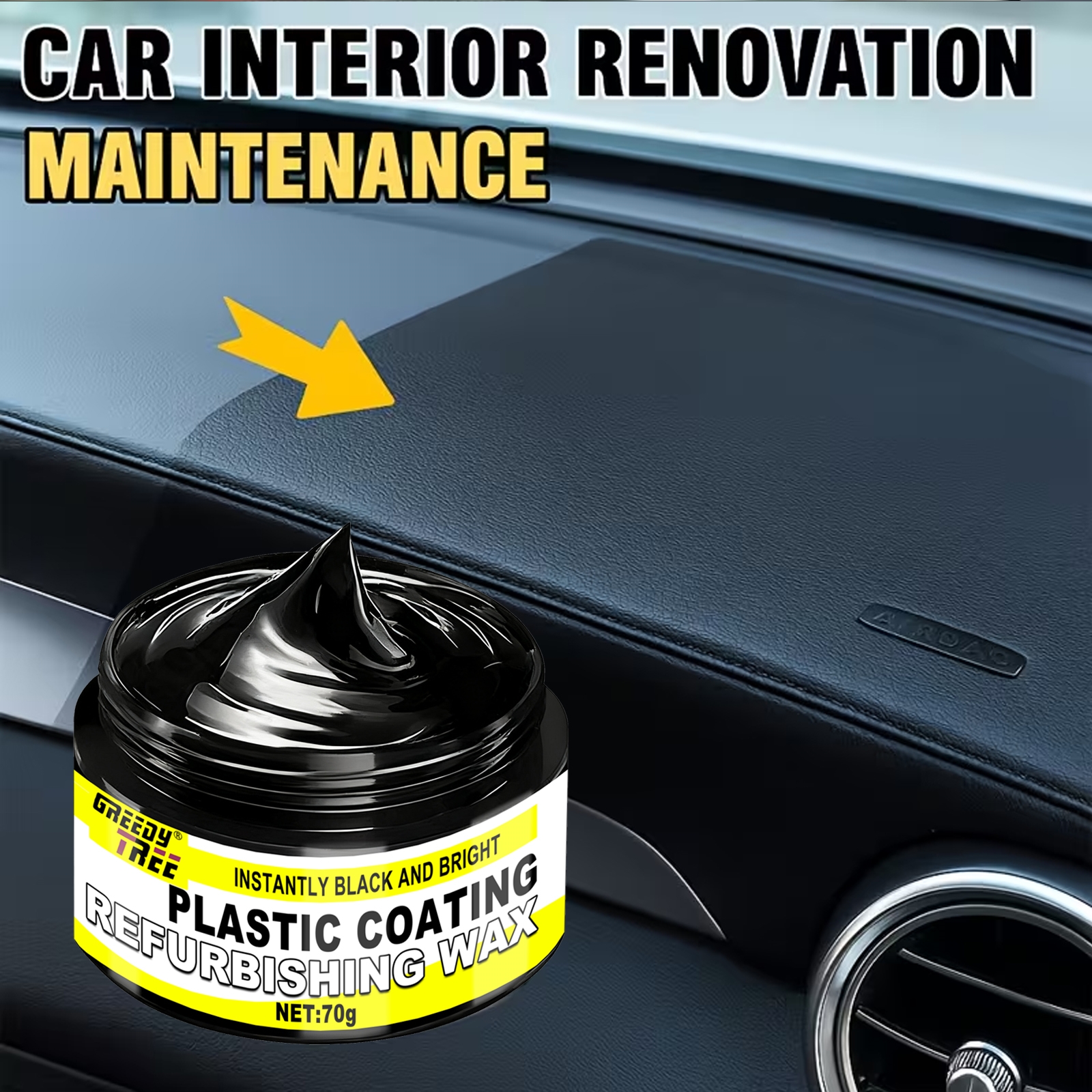 [Plastic Restorer Cream] Long- - огляд і ціна Trim Restorer Plastic