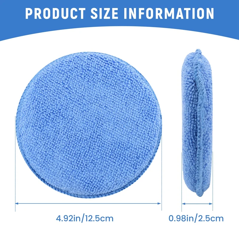 5Inch Microfiber Wax Applicato - огляд і ціна Wax Applicator Pad
