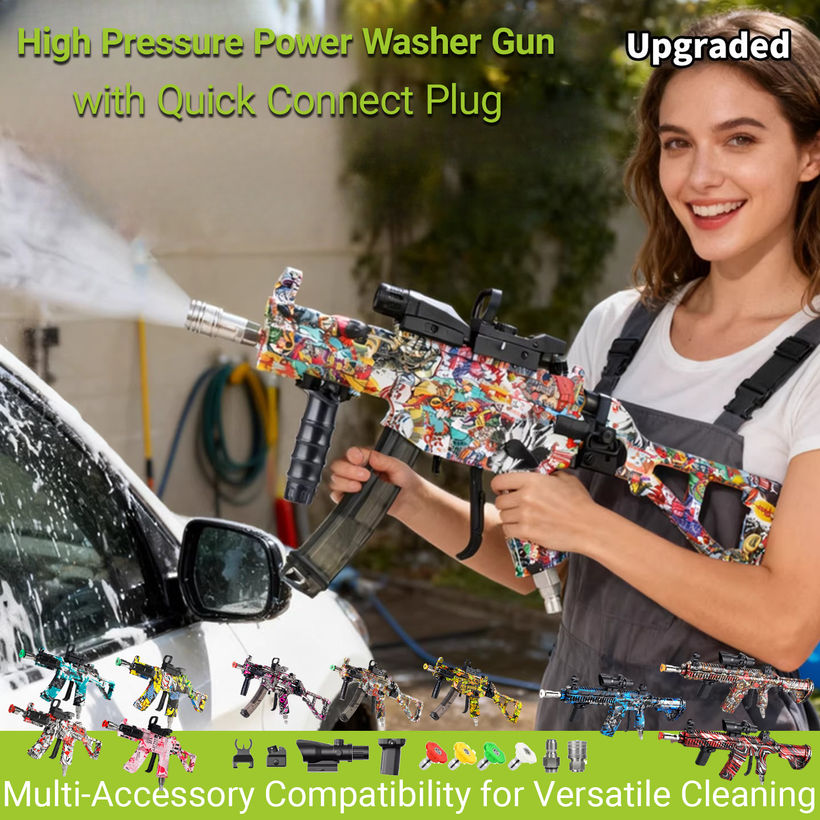 High Pressure Power Washer Gun - огляд і ціна Pressure Washer Foam Gun