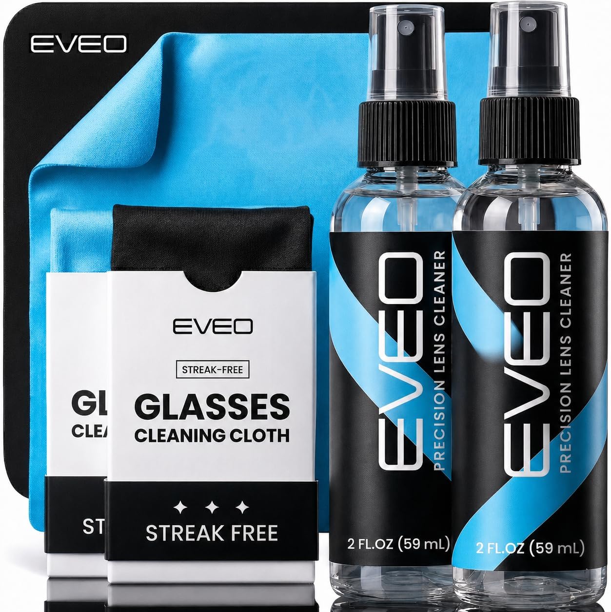 EVEO Glasses Cleaner Spray - E - огляд і ціна Glass Cleaner Streak
