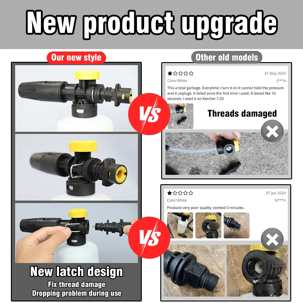 Foam Cannon for Karcher K2 K3  - огляд і ціна Foam Cannon Car Wash