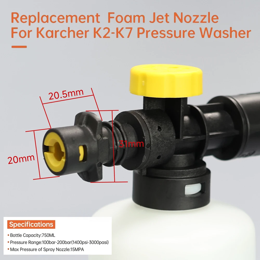 Foam Cannon for Karcher K2 K3  - огляд і ціна Foam Cannon Car Wash