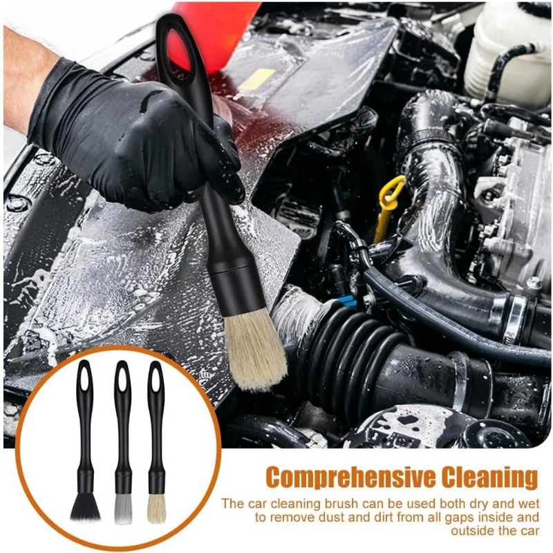5pcs Automotive Detail Brush K - огляд і ціна Interior Detailing Kit