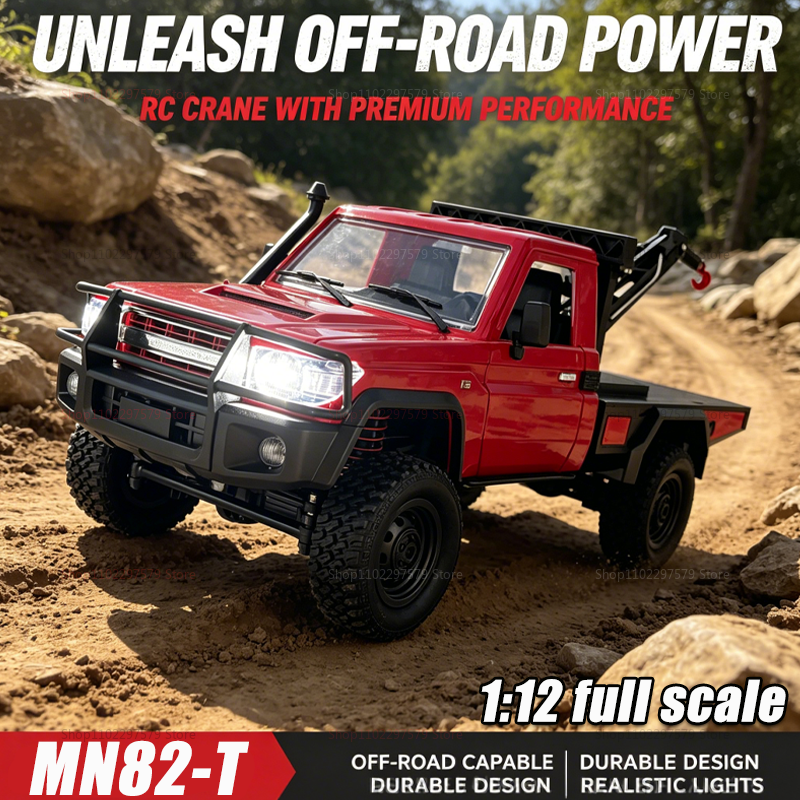 New MN82T RC Crawler 2.4G 4WD  - огляд і ціна Dirt Brush Interior