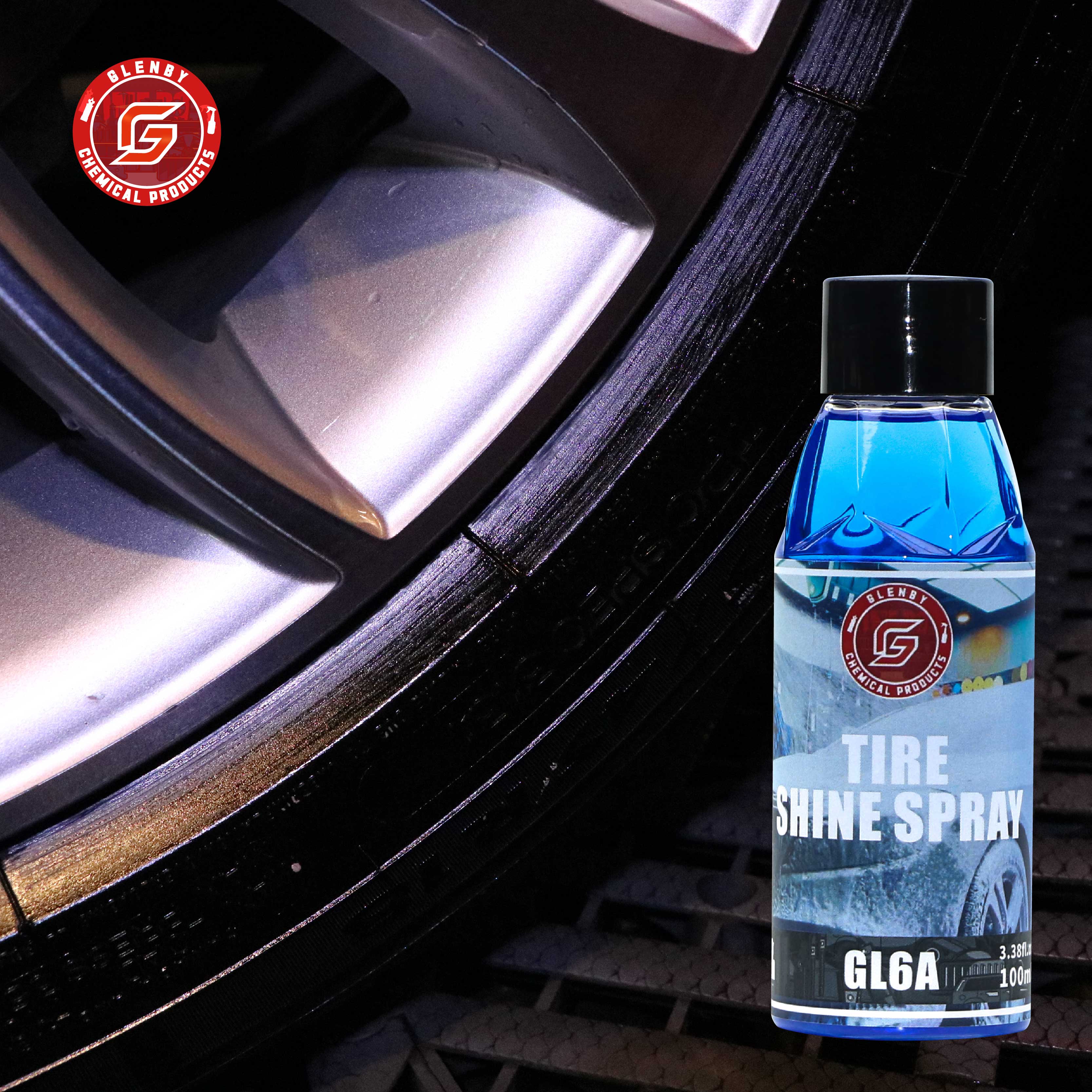 Car Tyre Gloss Tire Coating Sp - огляд і ціна Tire Shine Spray Sealant