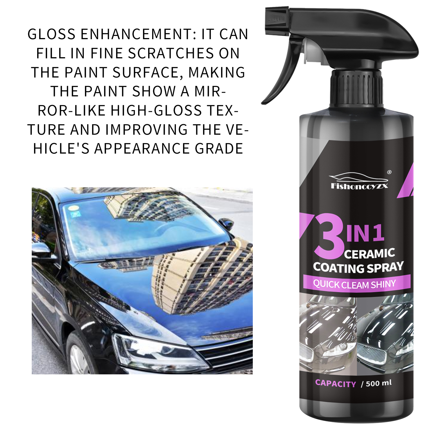 3 in 1 Car Ceramic Liquid Coat - огляд і ціна Car Wax Ceramic Coating