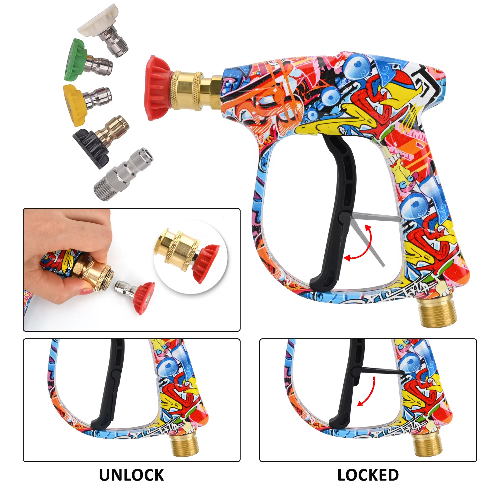 Pressure Washer Water Gun for  - огляд і ціна Foam Cannon Car Wash