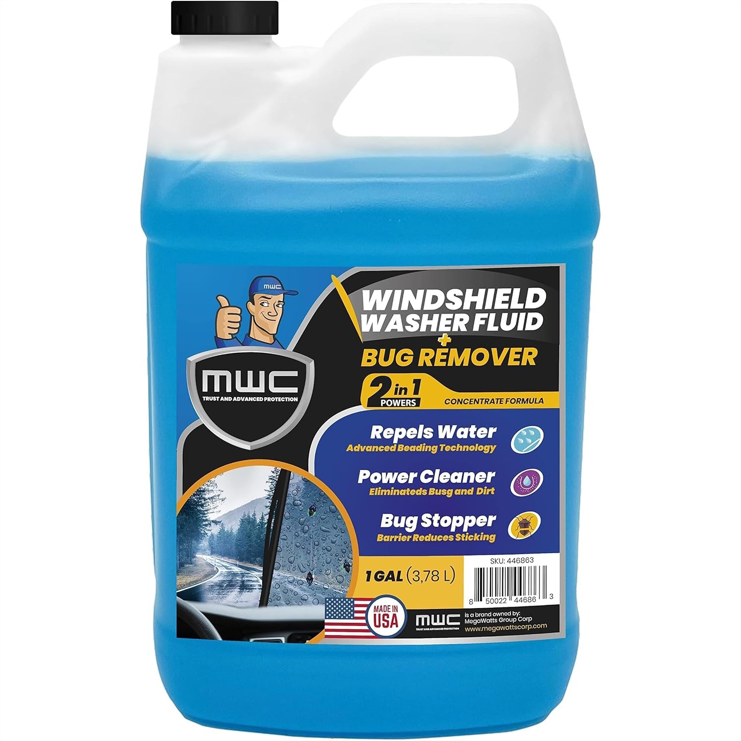 Windshield Washer Fluid, Ready - огляд і ціна Glass Cleaner Streak