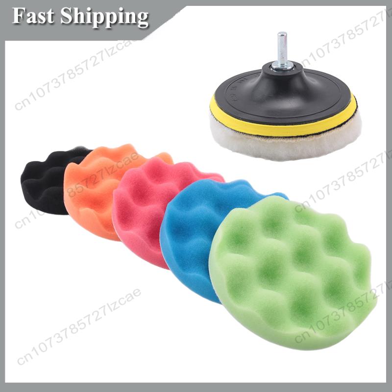 -A99Z 8Pcs/Set Car Sponge Poli - огляд і ціна Polish Pad Set Buffer