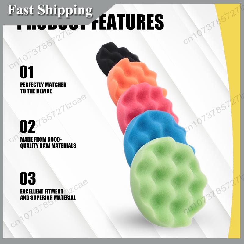 -A99Z 8Pcs/Set Car Sponge Poli - огляд і ціна Polish Pad Set Buffer