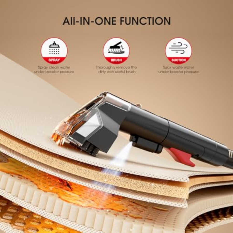 Portable Carpet Upholstery Cle - огляд і ціна Car Cleaning Brush