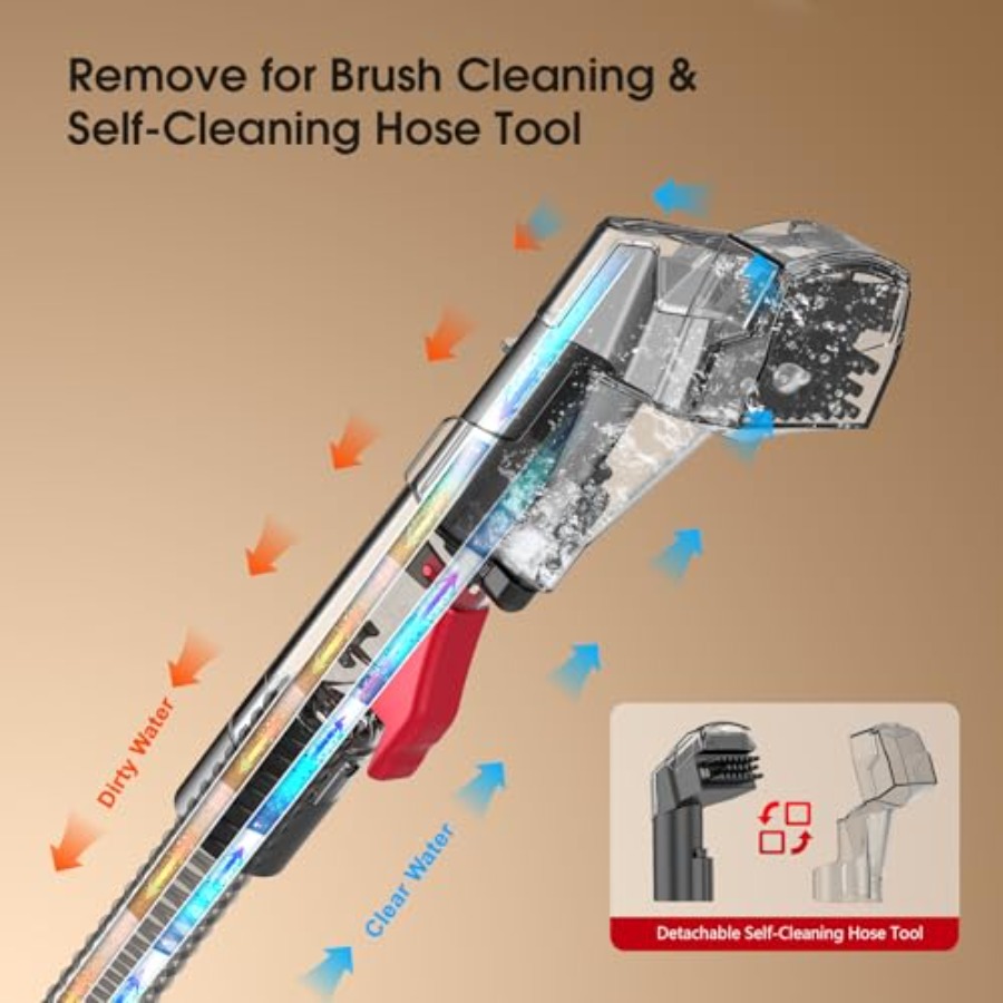 Portable Carpet Upholstery Cle - огляд і ціна Car Cleaning Brush