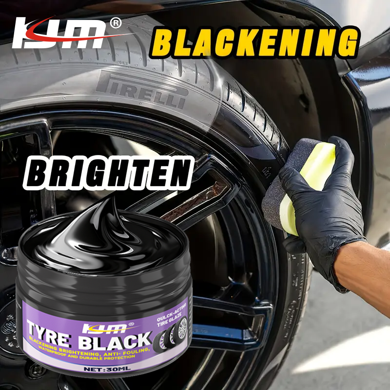KJM 30ml Tyre Black Trim Resto - огляд і ціна Trim Restorer Plastic