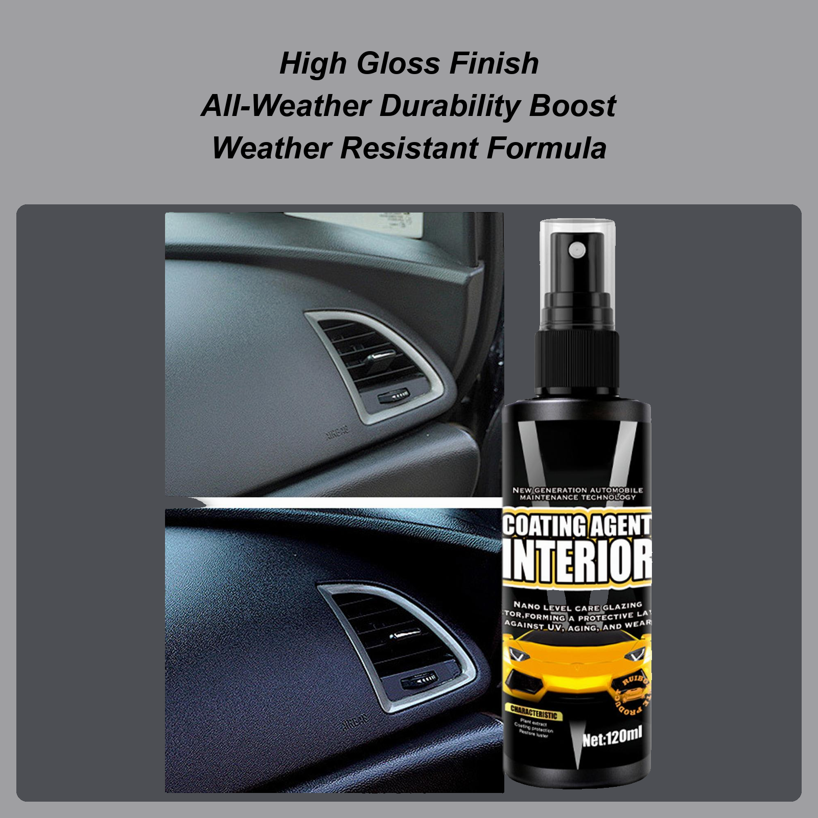 Interior Detailer Spray 120ml  - огляд і ціна Seat Cleaner Fabric