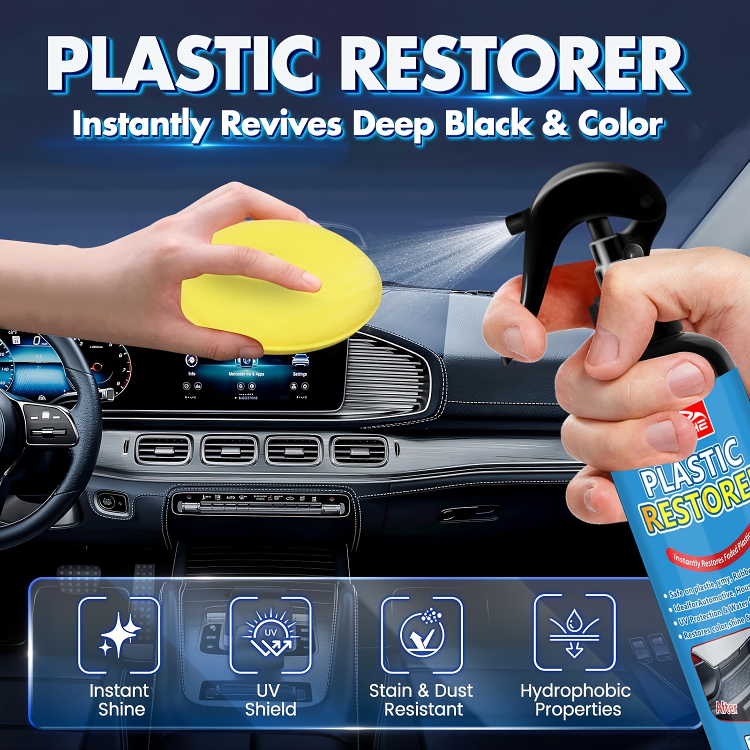 Black Trim And Plastic Restore - огляд і ціна Trim Restorer Plastic