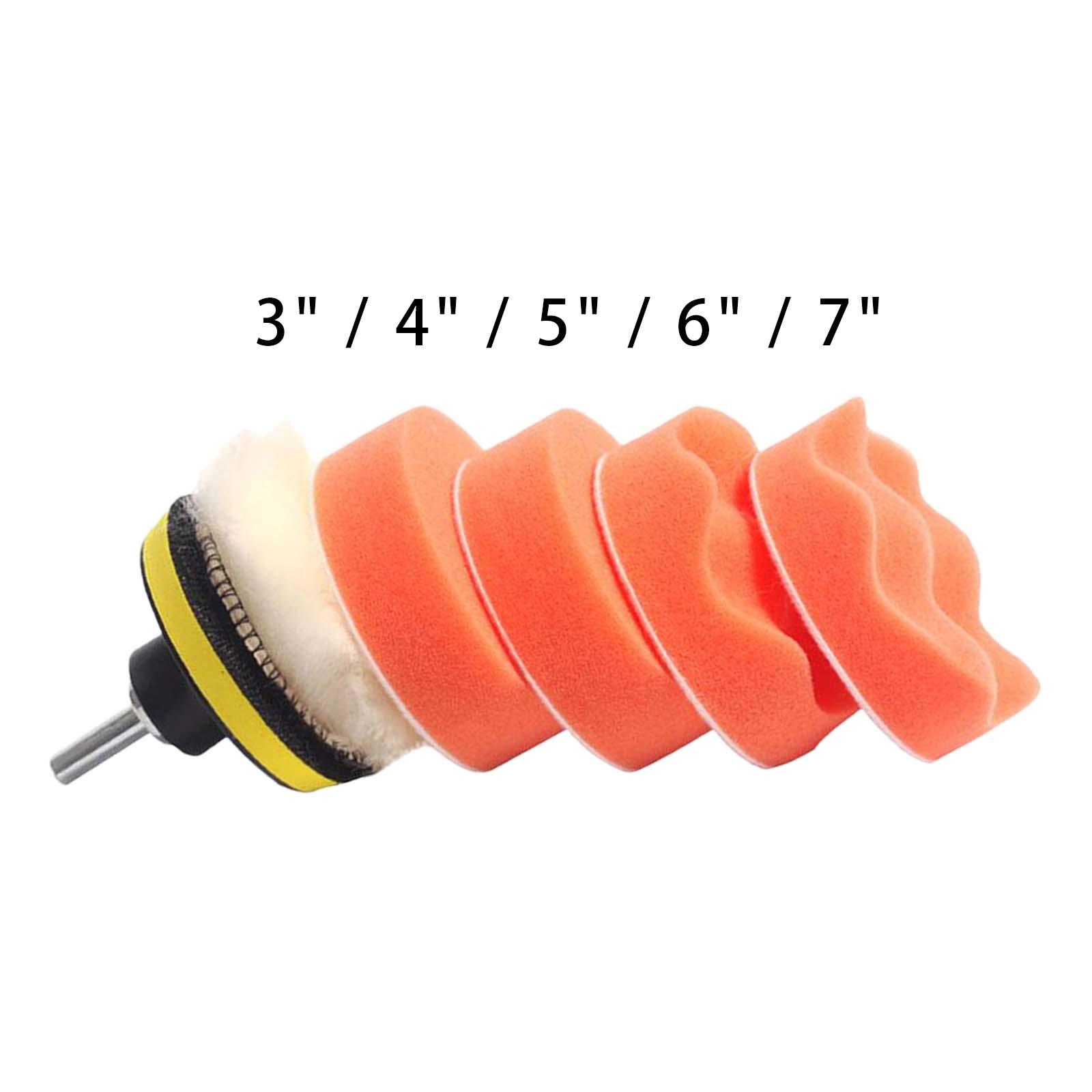 7PCS Auto Detailing Polishing  - огляд і ціна Polish Pad Set Buffer
