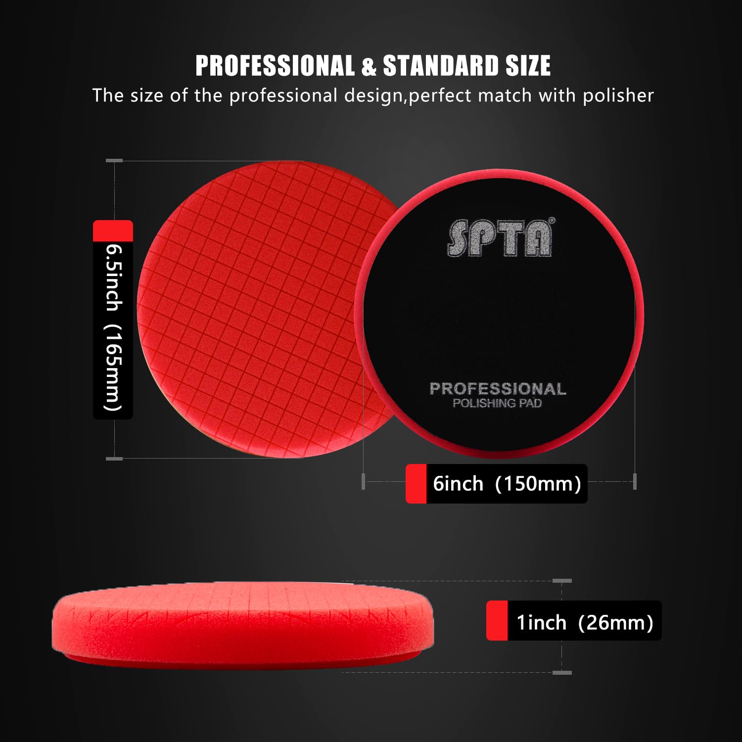 Red Ultra-Fine Polishing Pad S - огляд і ціна Polish Pad Set Buffer