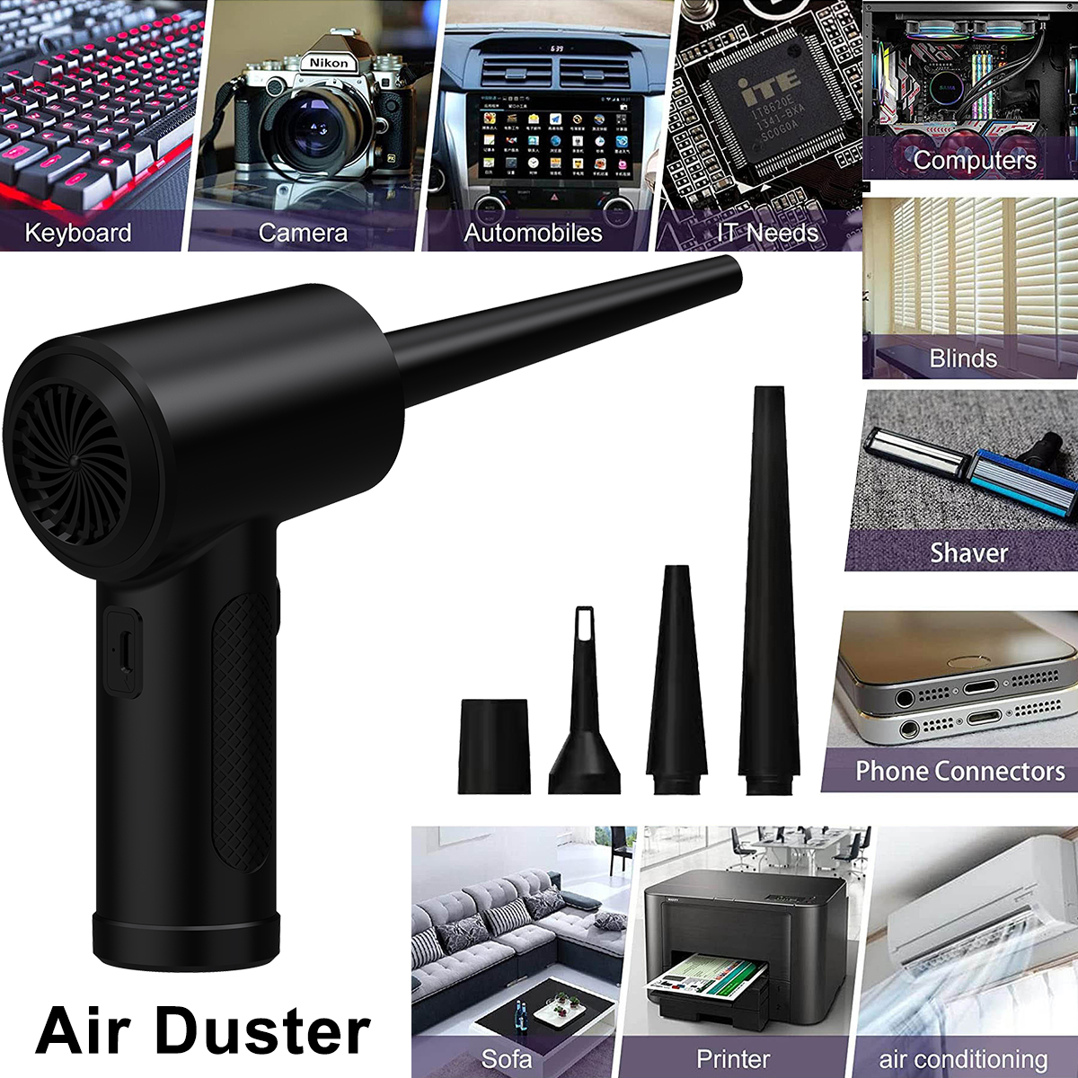 Compressed Air Duster for Comp - огляд і ціна Dryer Car Blower