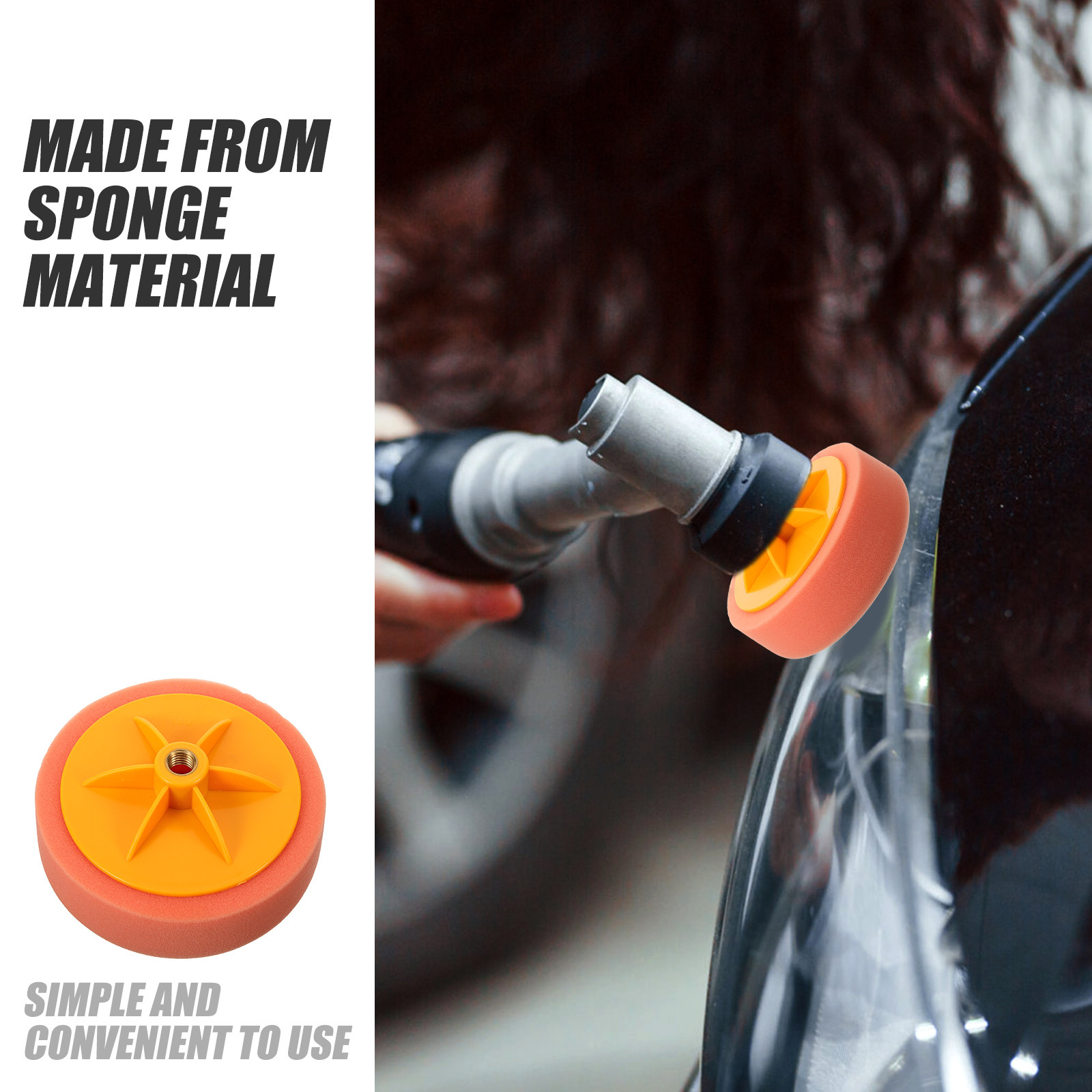 High-Density Sponge Polishing  - огляд і ціна Wax Applicator Pad
