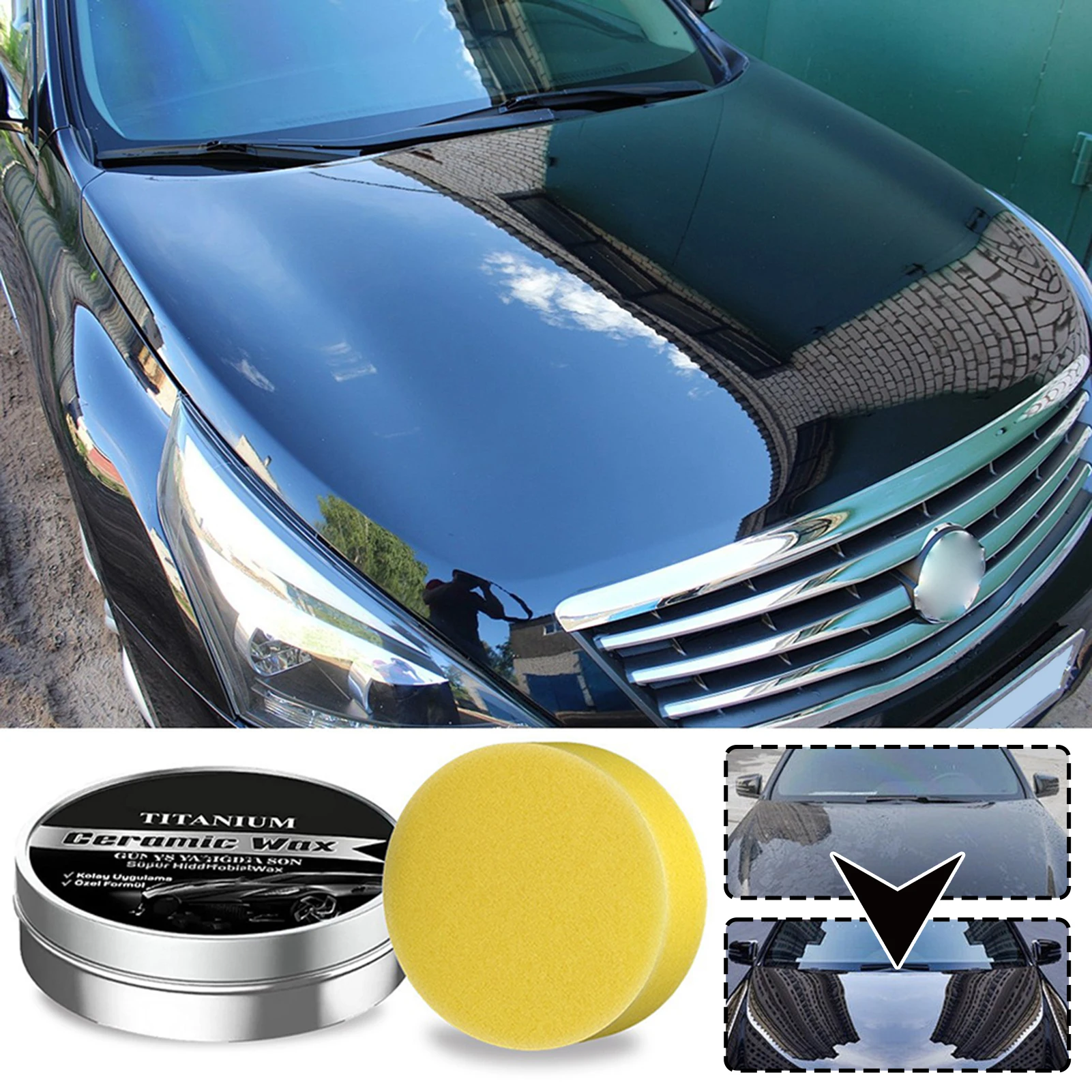 Car Coating Polishing Wax Auto - огляд і ціна Car Wax Ceramic Coating