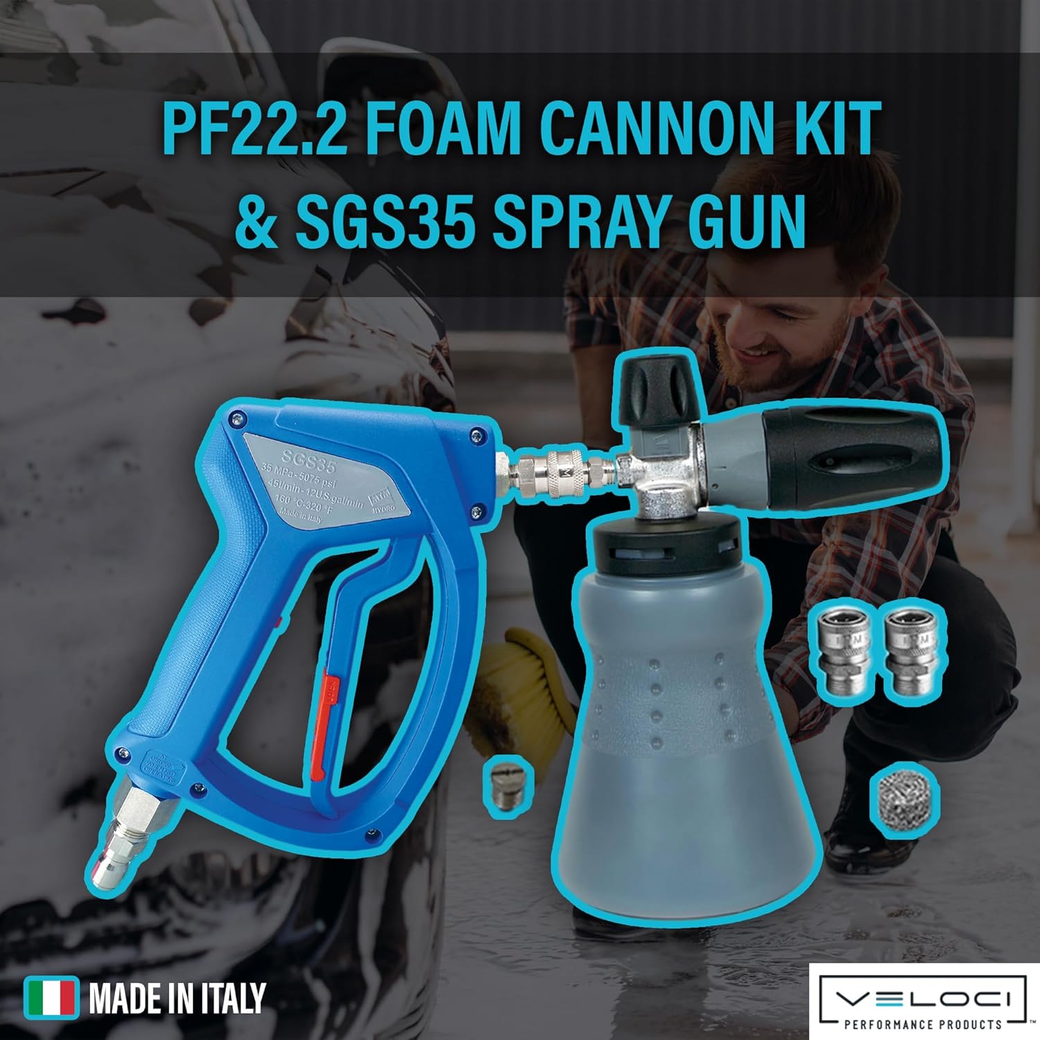 Hydro Ultimate PF22.2 Foam Can - огляд і ціна Pressure Washer Foam Gun