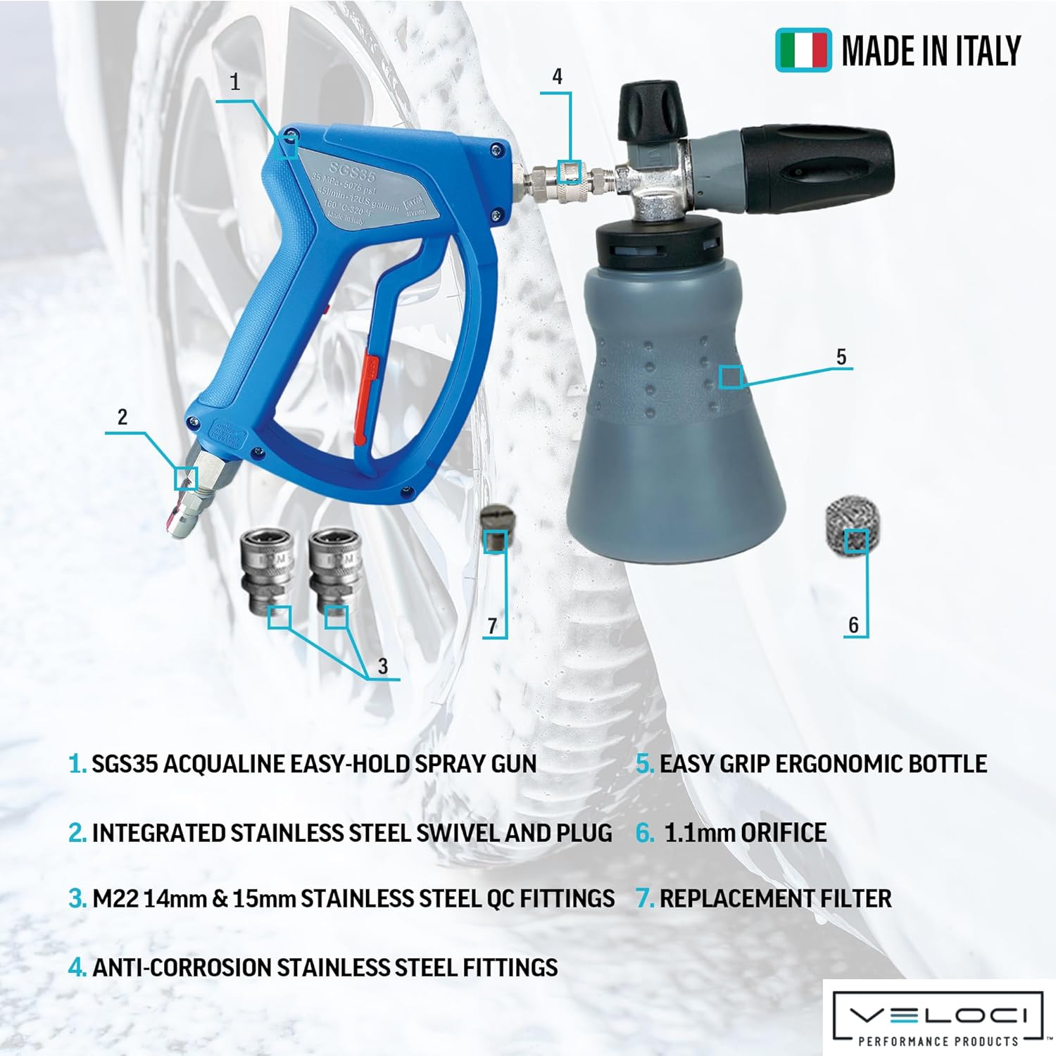 Hydro Ultimate PF22.2 Foam Can - огляд і ціна Pressure Washer Foam Gun