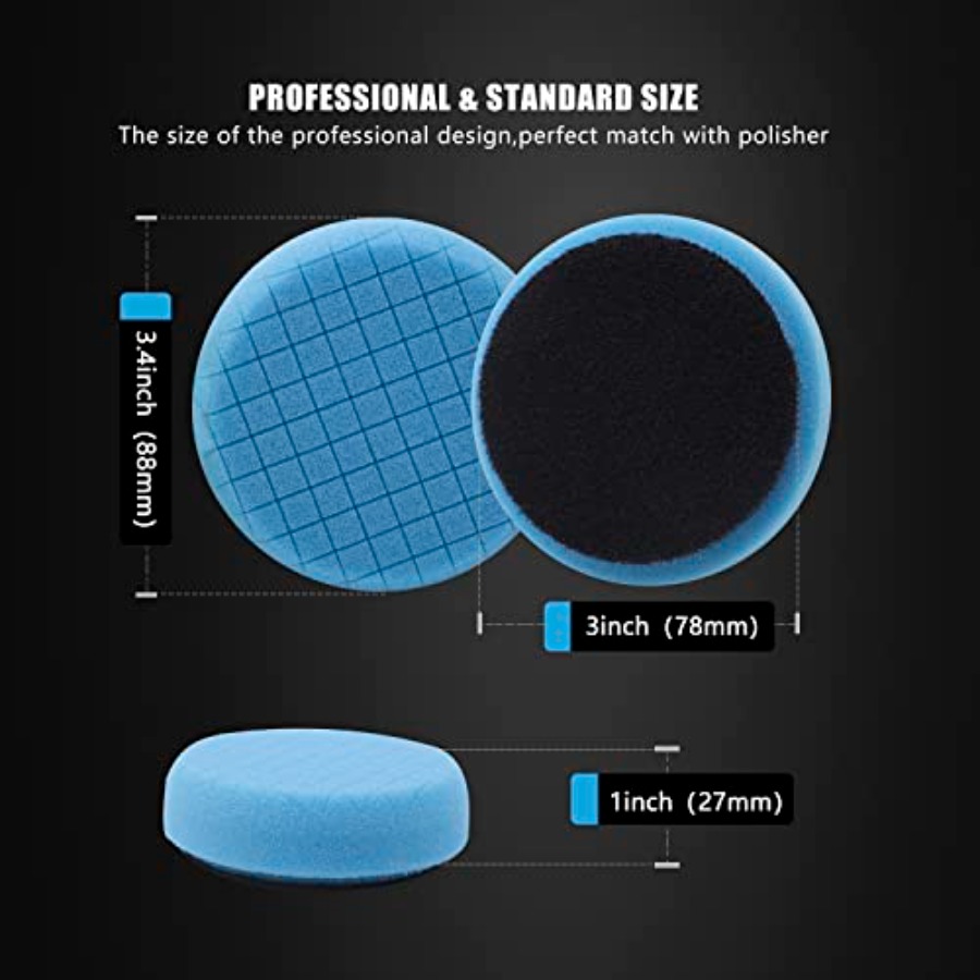 20pcs 3inch 80mm Car Foam Poli - огляд і ціна Car Cleaning Brush