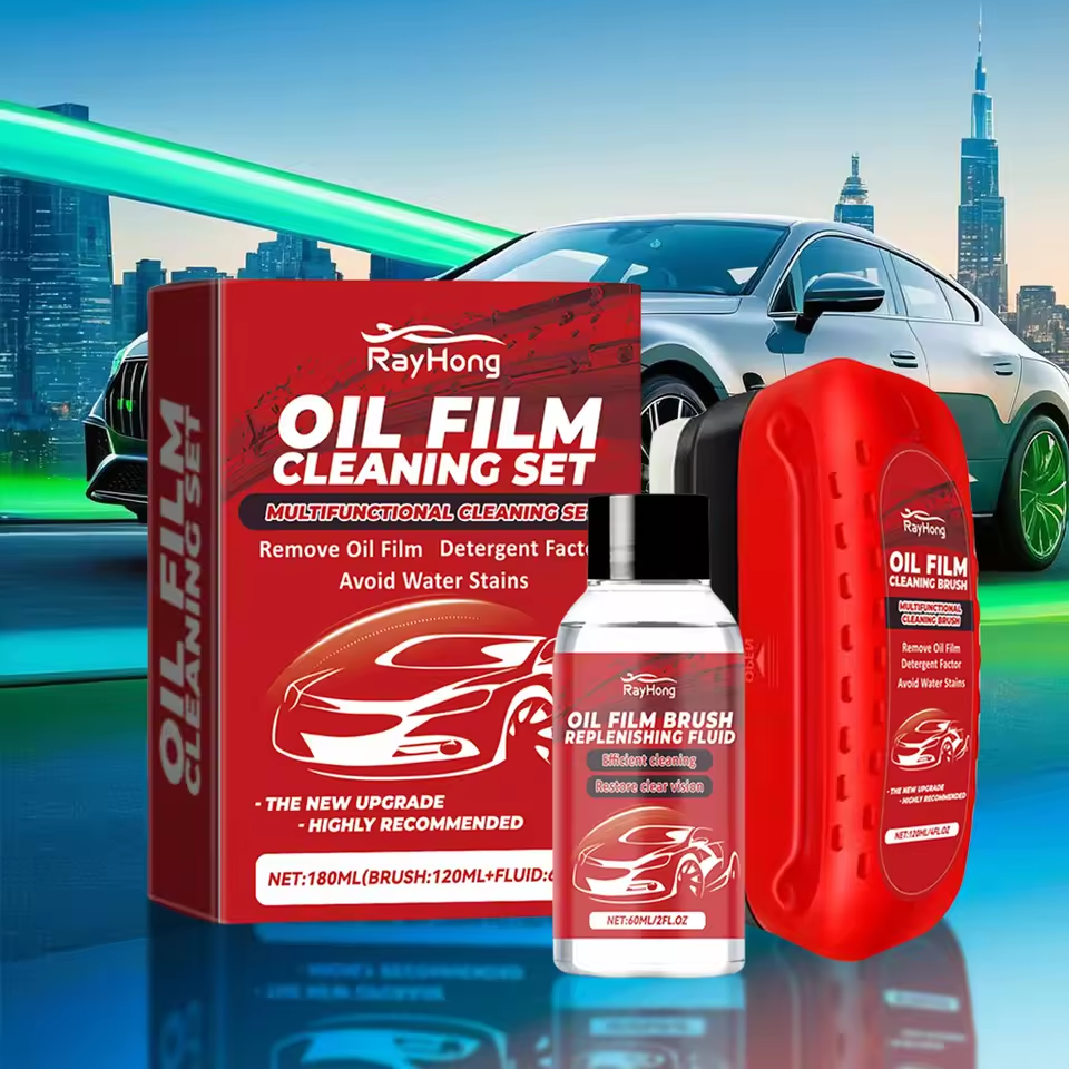Car Glass Oil Film Remover Gla - огляд і ціна Car Cleaning Brush
