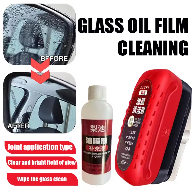 Car Glass Oil Film Remover Gla - огляд і ціна Car Cleaning Brush