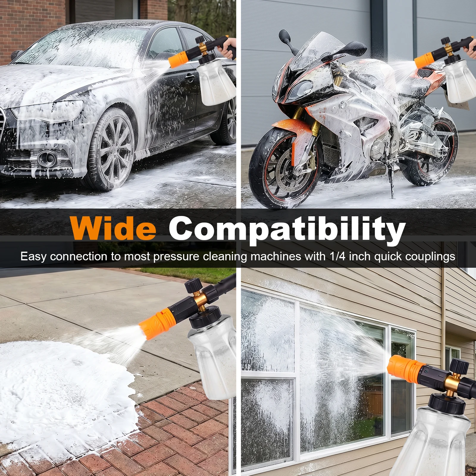 Foam Cannon for Pressure Washe - огляд і ціна Foam Cannon Car Wash